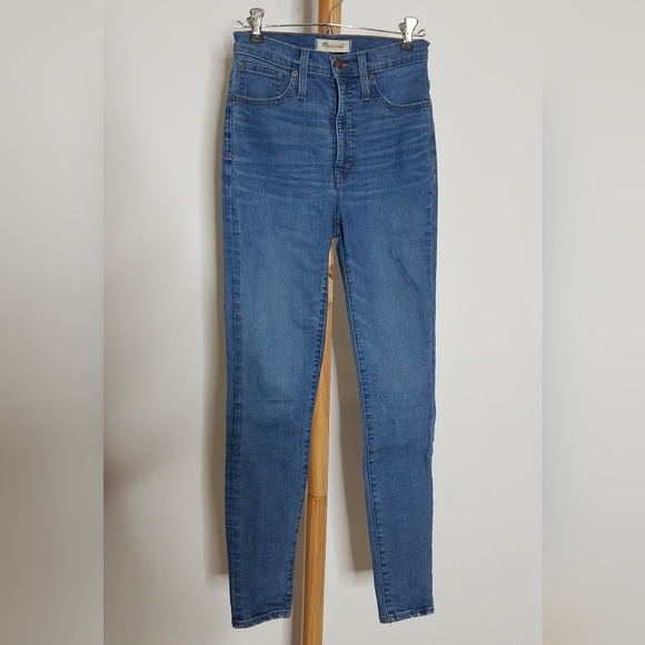 Madewell 11" High-Rise Skinny Jeans in Maricopa Wash Size 25 - Picture 3 of 7